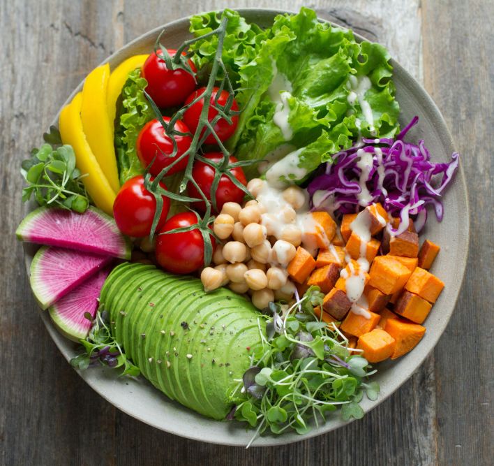 healthy vegetable salad bowl